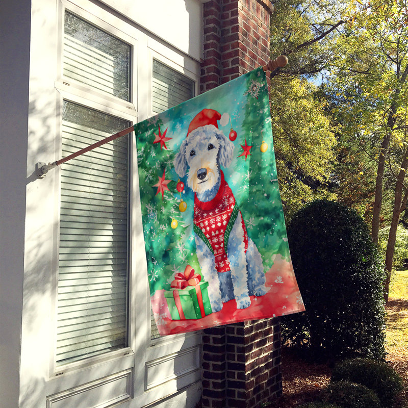 Double Sided Polyester Christmas, 40'' H x 28'' W