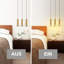 Agilmar 3 - Light Gold Cylinder Pendant