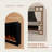 Aerus 50" Recessed or Wall Mounted Electric Fireplace, Alexa or Google Home Compatible, Logs & Crystals, Remote Control-1002056948