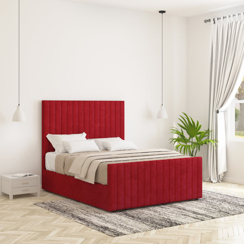 Arizona Chappory Storage Bed, Red, Single (3')