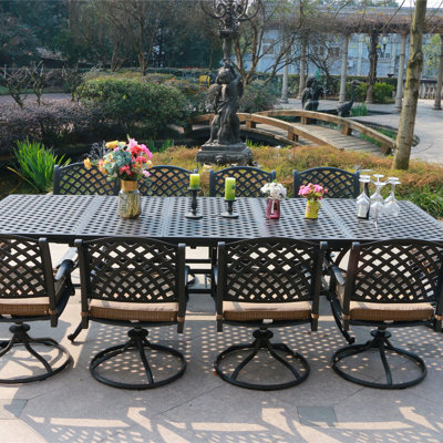 Rectangular 10 - Person Dining Set