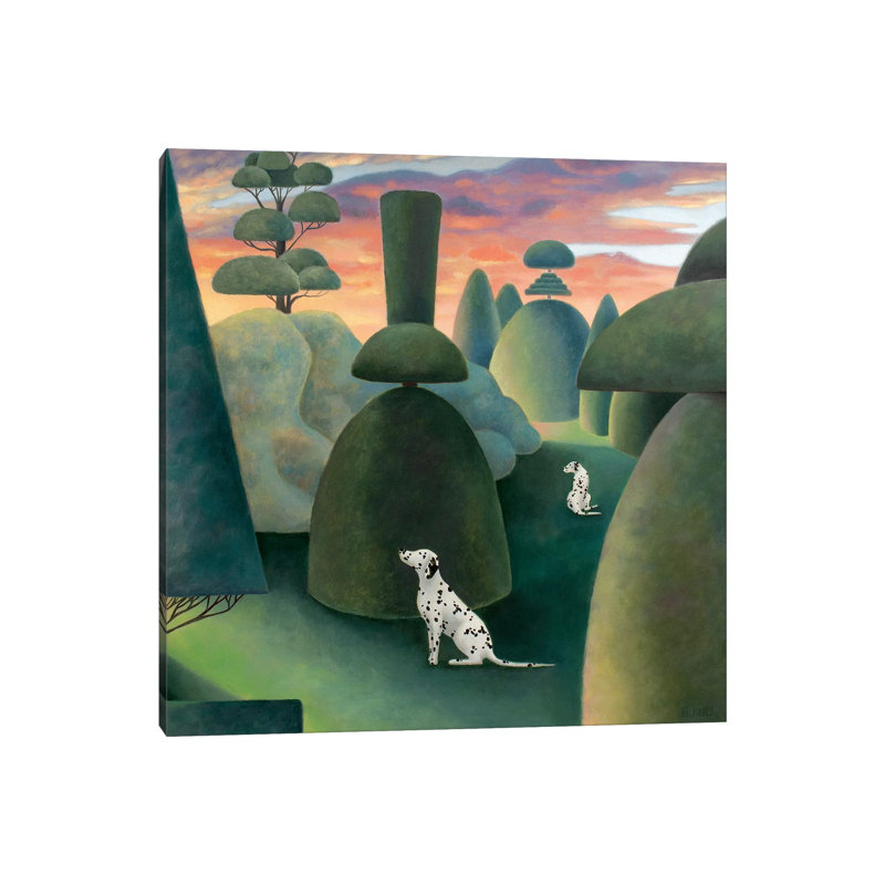 Between Day And Night by Antoinette Kelly - Wrapped Canvas Painting, 93.98 cm H x 93.98 cm W
