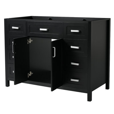 47" Bathroom Vanity without Sink, Cabinet Only