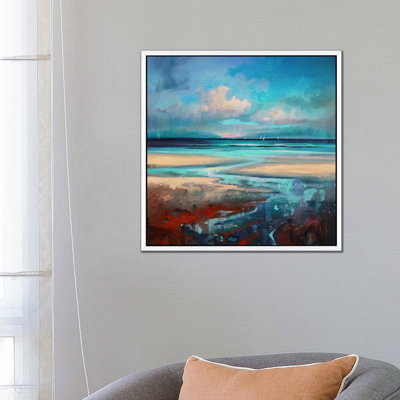 Cyan Sailing by Scott Naismith - Painting on Canvas