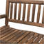 Chaise berçante en bois 2 personnes-121060152