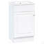 Meuble-lavabo 18 po avec lavabo, meuble-lavabo avec tablette de porte et tablette réglable-117193562