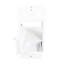 Meuble-lavabo de 20 po - Armoire blanche avec lavabo, support de rangement et surface de lavabo à surface spacieuse