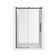 44"-48" W x 76" H Frameless Single Sliding Shower Door with Soft-Closing and Clear Tempered Glass