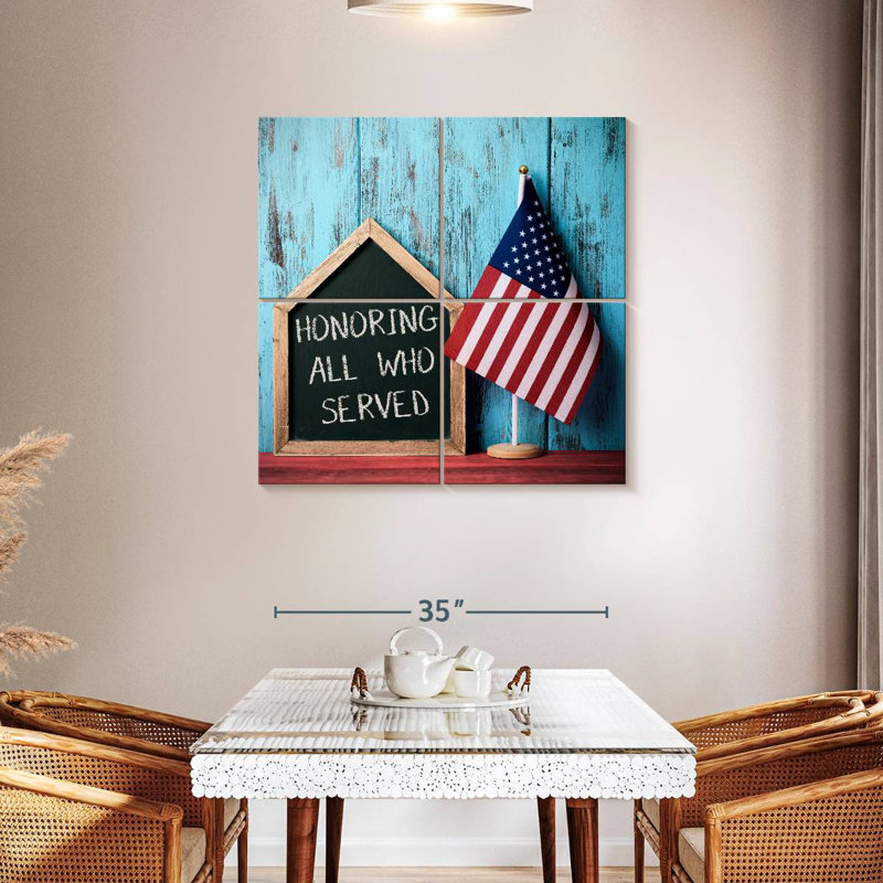 Lelend Honouring All Who Served, 38" H x 38" W