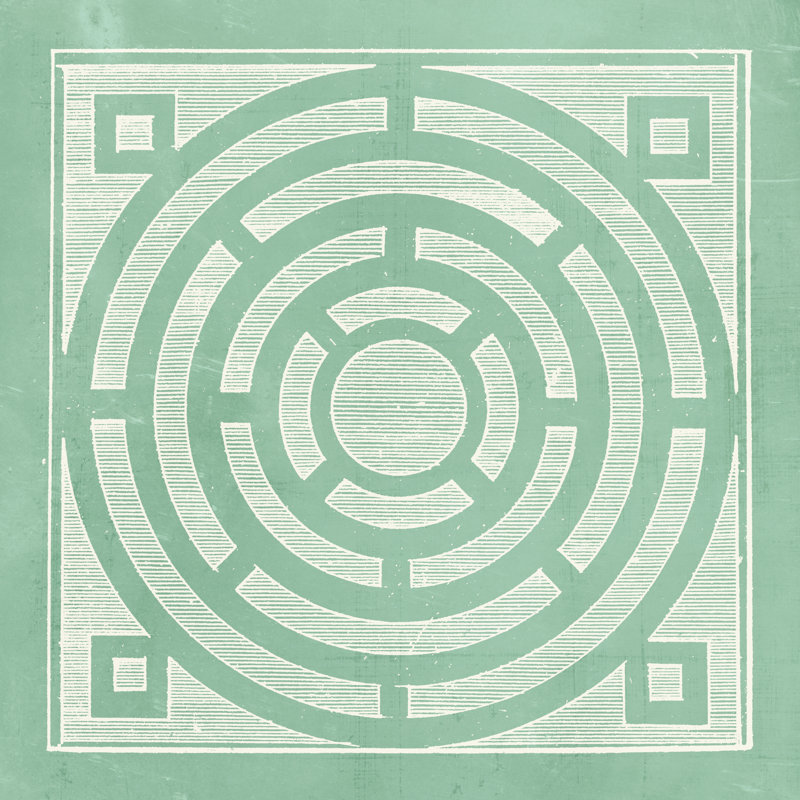 Tile Ornamentale II by Vision Studio - Wrapped Canvas Print, 76cm H x 76cm W