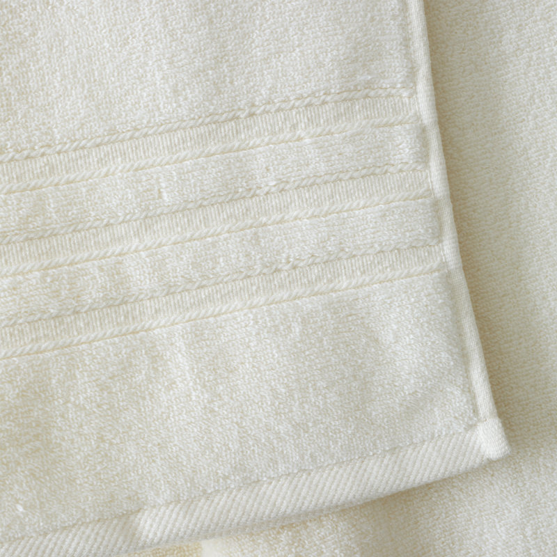 Zero Twist 100% Cotton Bath Sheet Pairs, Cream