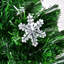 Arbre de noël artificiel pin vert 6 pi avec 28 lumières multicolores