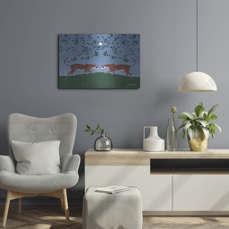 Luxe Twilight Tigers par Susan Henke Fi, H 16 po x l 24 po