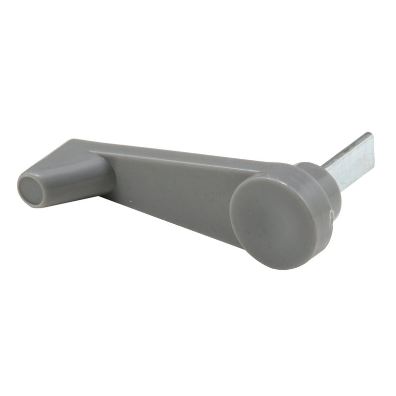 Grey Plastic Sliding Door Latch Lever with Steel Pin (Single Pack)