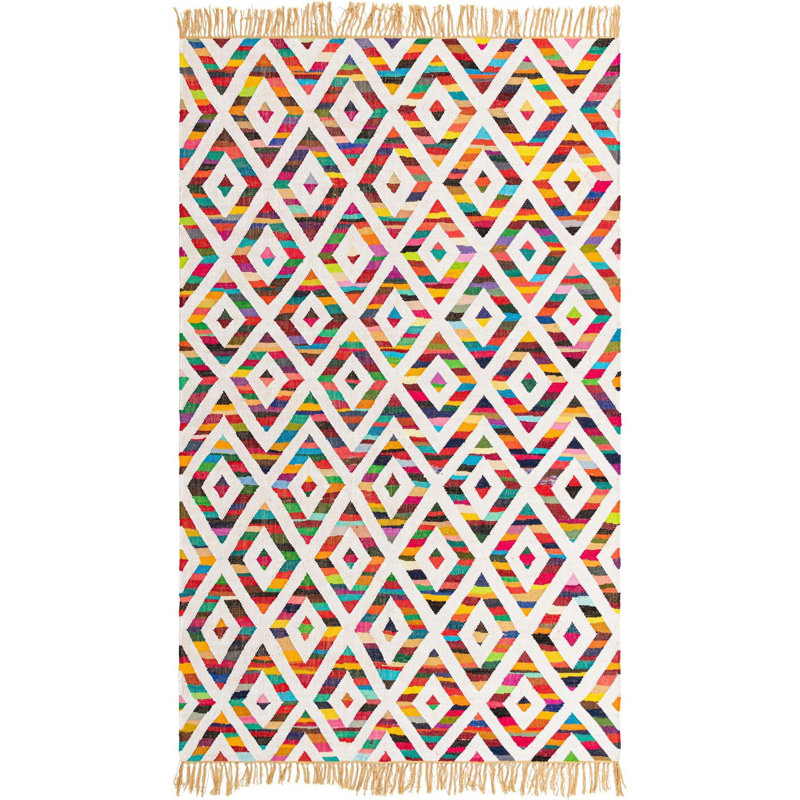 Montclair Cotton Chevron Indoor Rug, Rectangle 7'1" x 10'