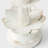 Mela Artisans Lotus Bloom Tapered White Candleholder-378420126