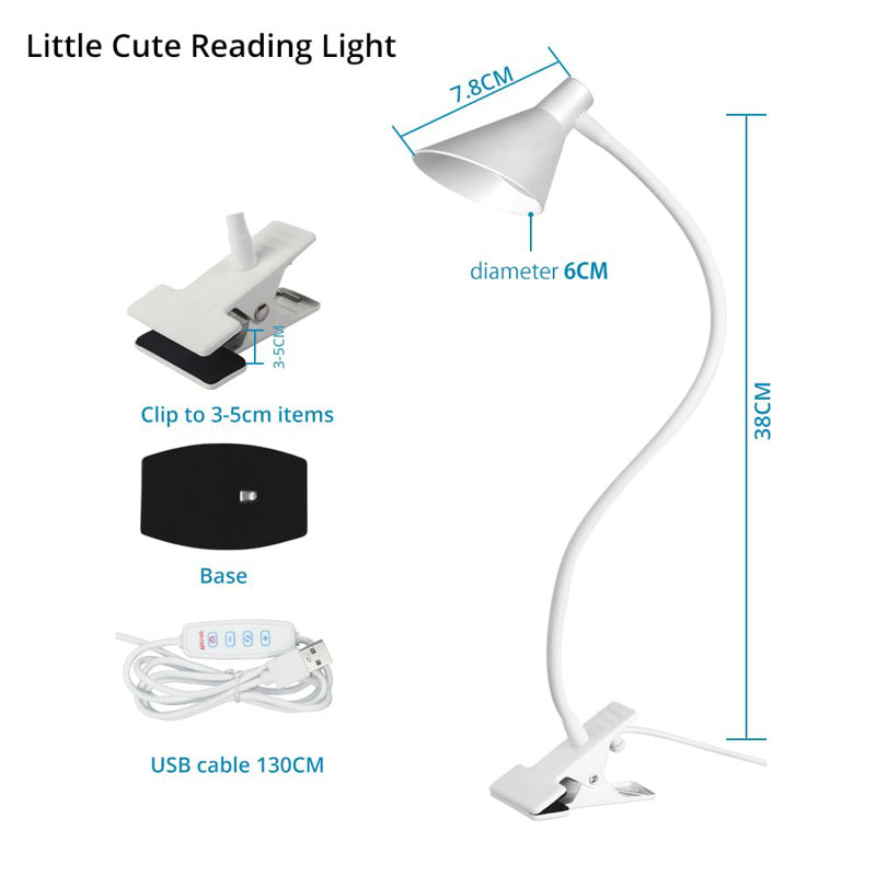 Adayre Desk Lamp, White