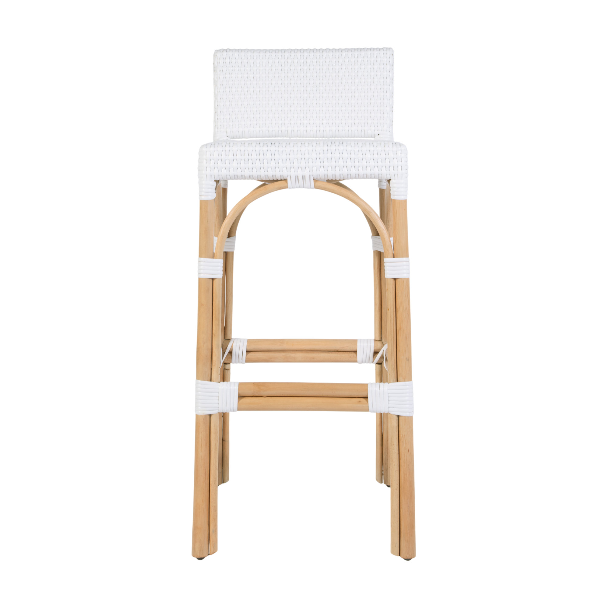 Estella Counter Stool, Estella Bar Stool, Smooth White, Bar Stool 30" Seat Height