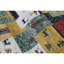 Tapis orange / rouge / bleu noué à la main de haute qualité-70215441