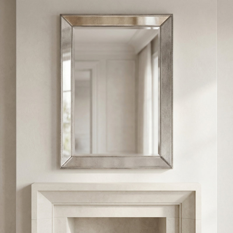 Firth Solid Wood Flat Wall Mirror