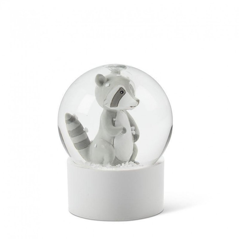 Raccoon Snow Globe