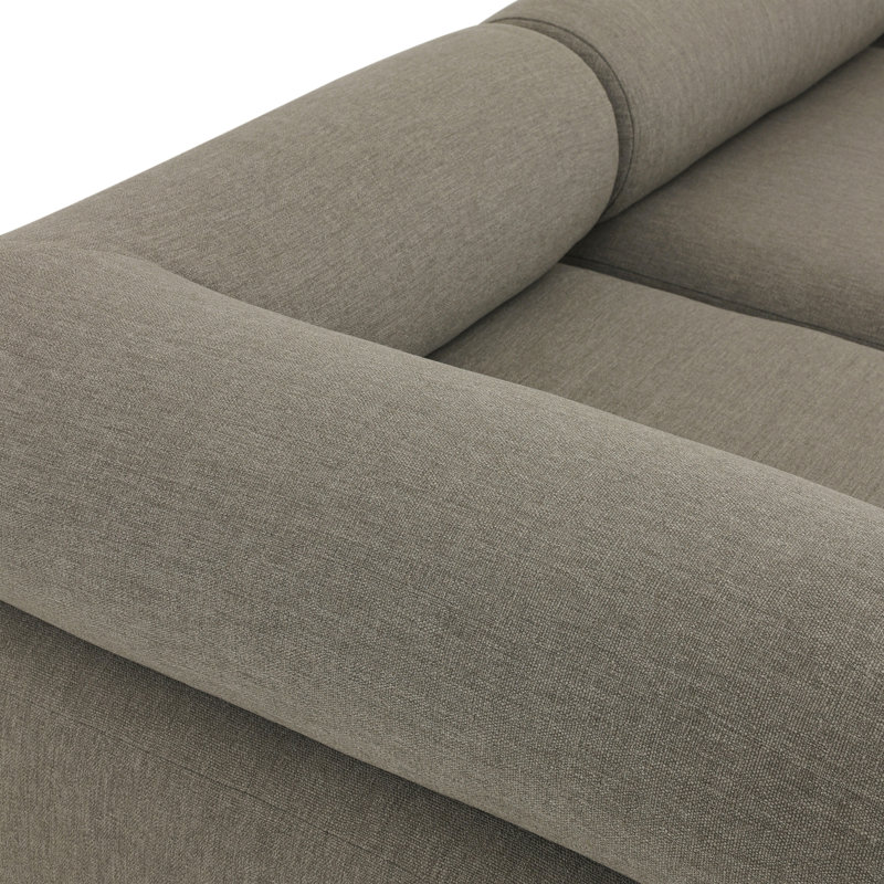 Lenox Modular Sectional, Brown Polypropylene/Olefin
