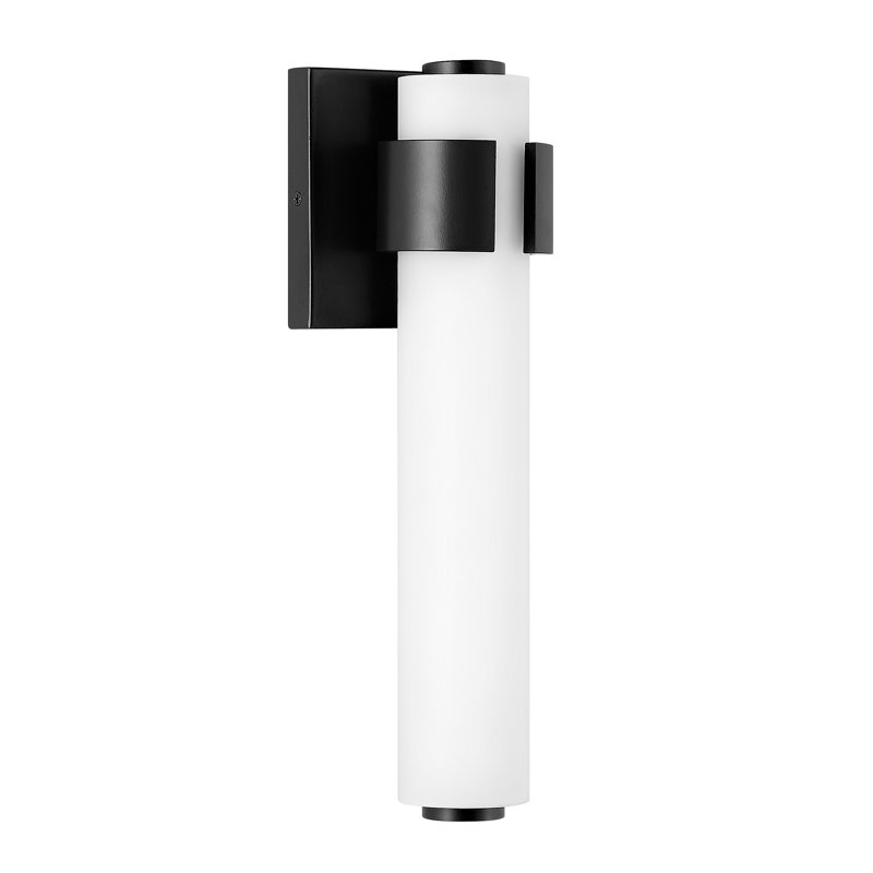 Aiden 13.5" Integrated LED Bath Vanity Wall Sconce, Black