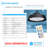 150W Dimmable Circle LED UFO High Bay Ceiling Light for Garage & Warehouse