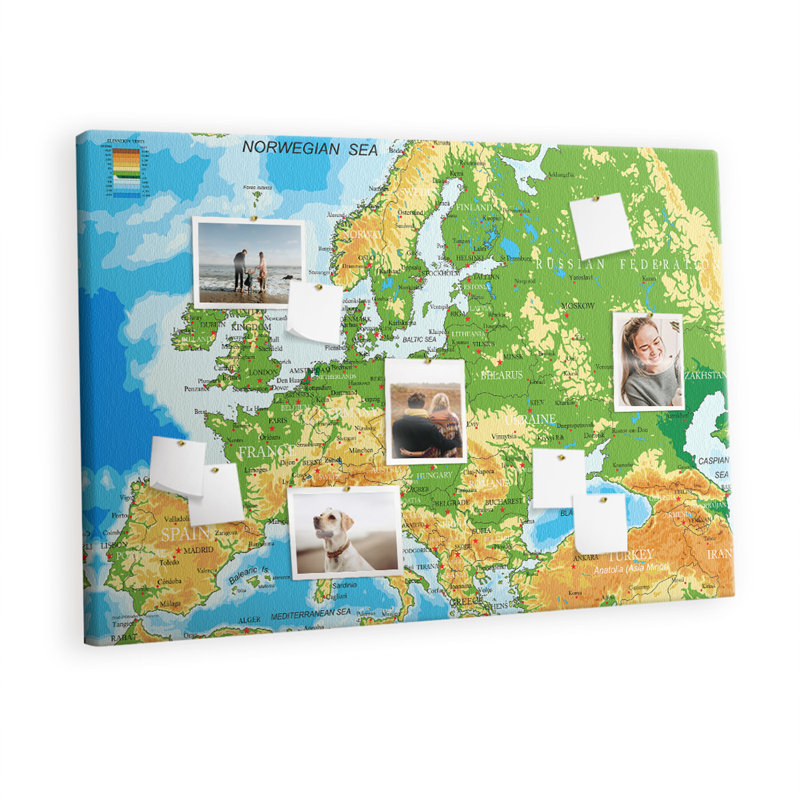 Caressa Cork Corkboard / Bulletin Board