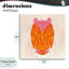 Plaque murale Vibrant Folk Owl, par The Paper Curator