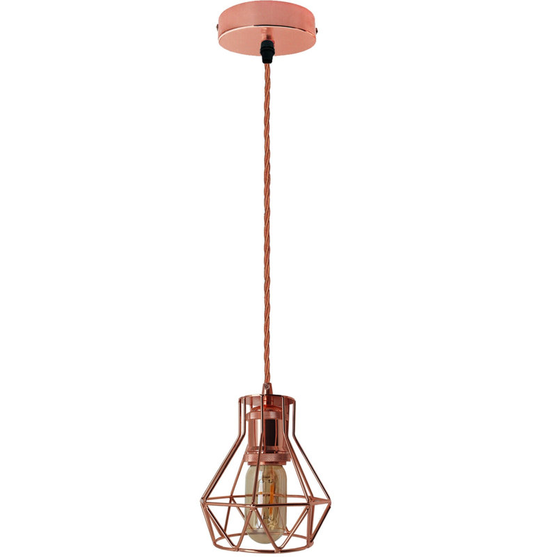 1 - Light Rose Gold Pendant