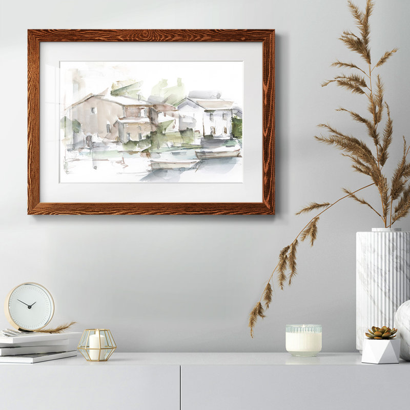 Serene Lakefront I, H 14 po x l 20 po x P 1,5 po, Érable