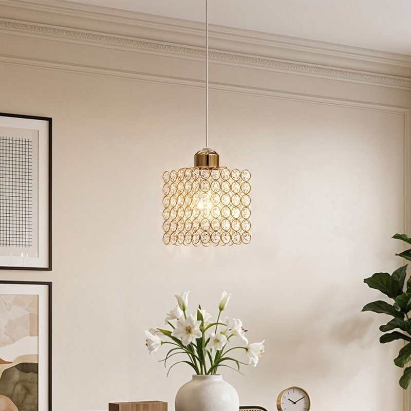 1 - Light Natural Dome Pendant