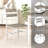 Modern Farmhouse Style 5-Piece Dining Room Table And Chairs Set, Rectangle Small Kitchen Table Set With 4 Chairs And Storage Rack, Particle Board Top And Metal Frame Dinette Set For 4, Space-Saving Design Bar Table Set-1626502226