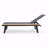 Wooden Side Table, Chaise Lounge With Attached, 1Pc