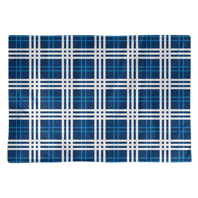 Cotton Plaid Rectangle Placemat
