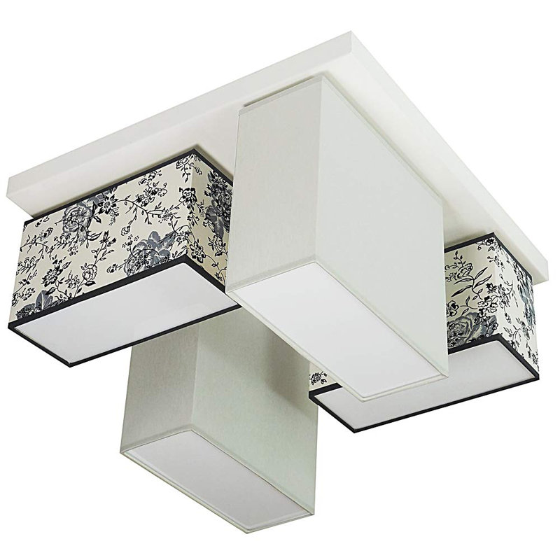 Holsworthy Fabric Semi Flush Mount