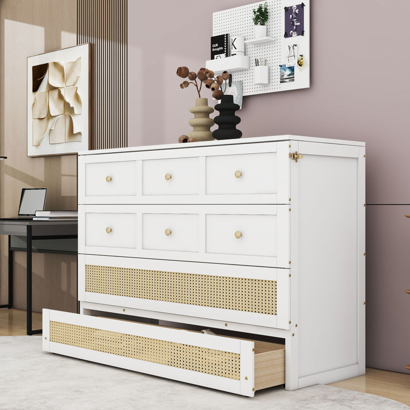 Grand lit escamotable en bois 1 tiroir avec lattes robustes, White