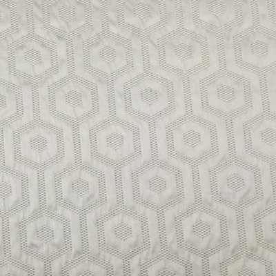 Tissu Metro | Tissu géométrique hexagonal moderne | Tissu de draperie et de rideau et tissu de revêtement