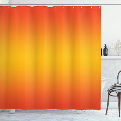 Dothan Striped Shower Curtain with Hooks Included