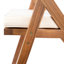 Chaise de patio avec coussin (ensemble de 2)