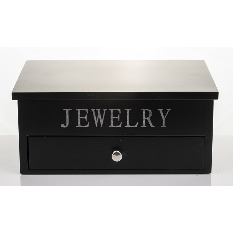 Wood Jewelery Box + Drawers