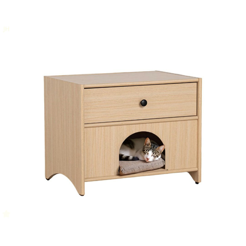 Table d'appoint 1 tiroir Mid-Century