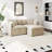 Modern Chenille Loveseat Sofa Couch With Ottoman-506217865-506217870