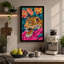 Leopard In Bloom Eclectic - Print-136785012-136785016