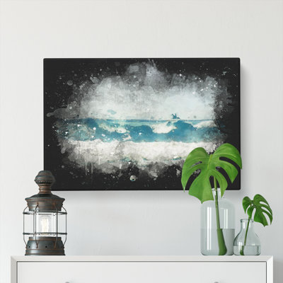 The Rolling Waves - Wrapped Canvas