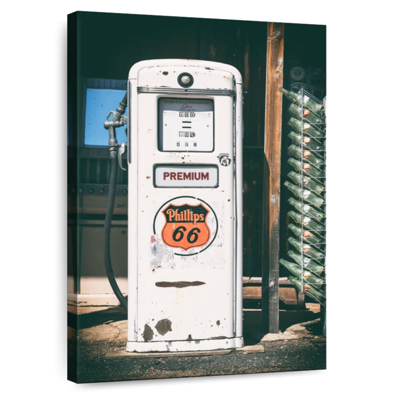 Station d'essence Mehar American West Premium 66, H 24 po x l 16 po