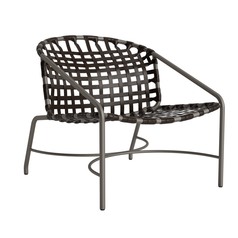 Kantan Outdoor Lounge Chair, Mica/Coffee