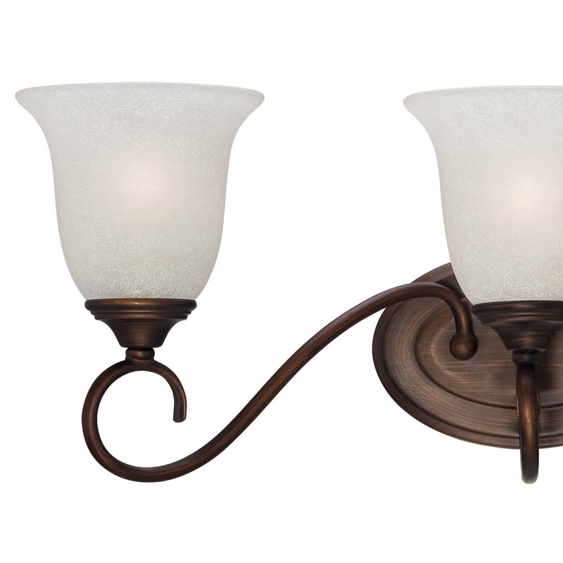 Tuthill 3-Light Dimmable Bathroom Vanity Light, Rubbed Bronze
