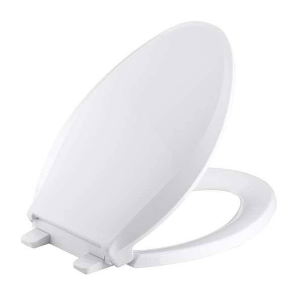 TOPSEAT TinyHiney Potty Round Toilet Seat, Adult/Child, w/Chromed Metal  Hinges (White) - Bed And Bath Products 